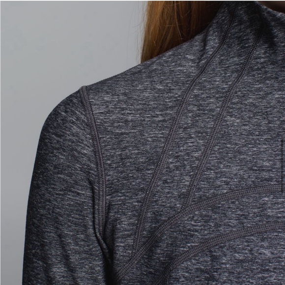 Lululemon Define Jacket Heathered Black Size 6 Excellent Condition - Picture 5 of 16